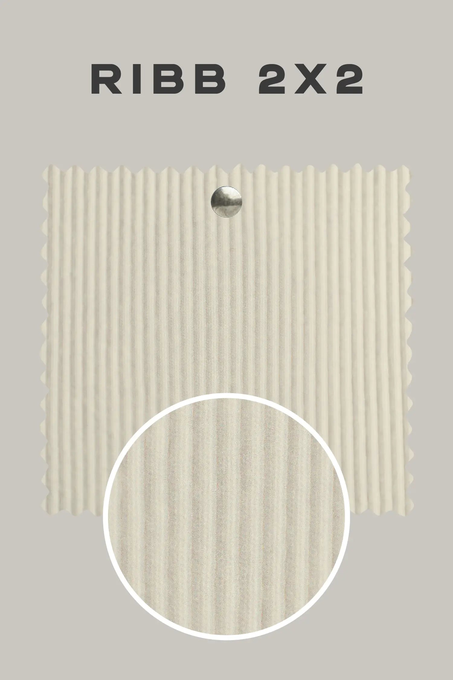 Tela Ribb 2x2: Hamburgo - 50/50% Polyalgodón - FashionTex