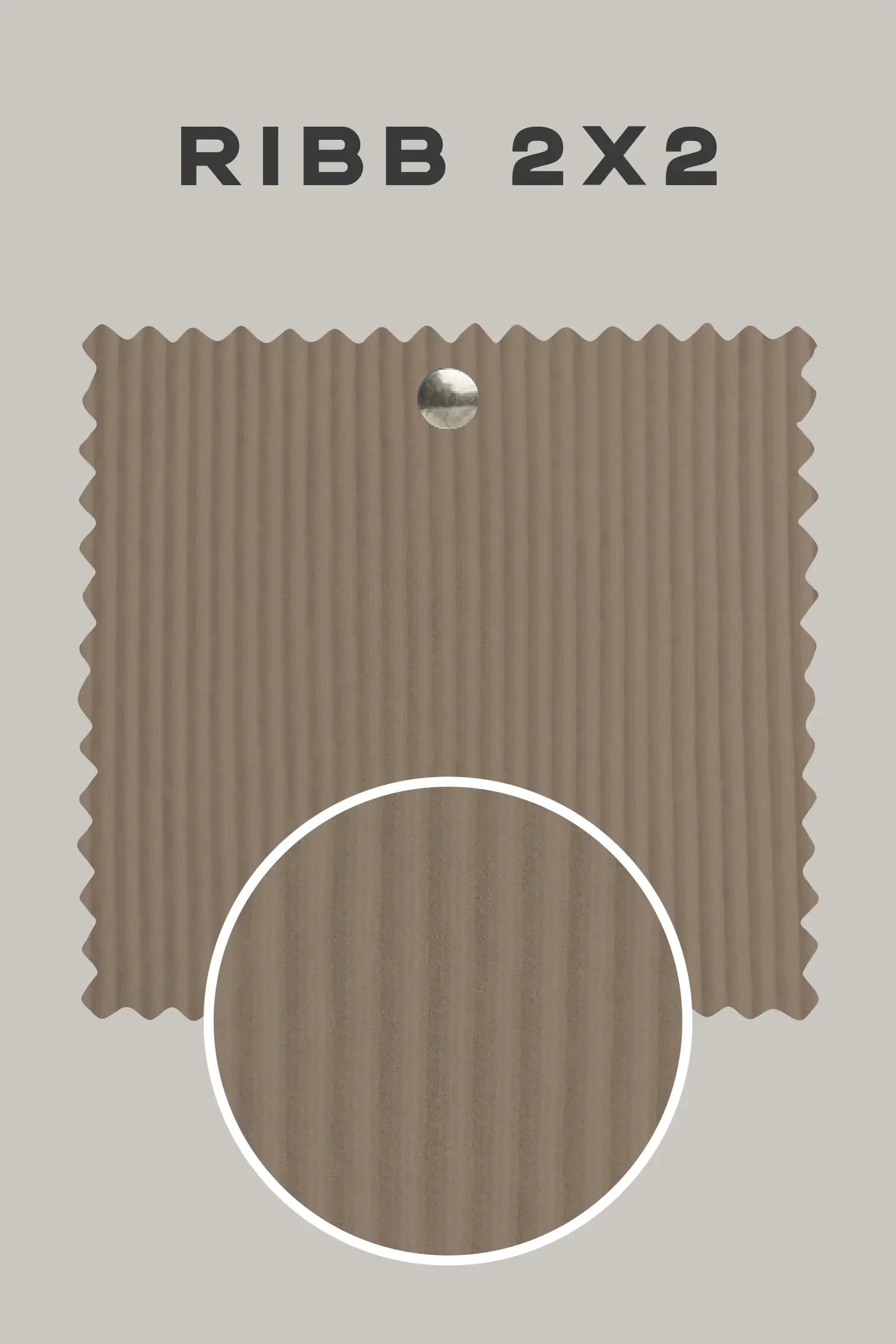 Tela Ribb 2x2: Hamburgo - 50/50% Polyalgodón - FashionTex