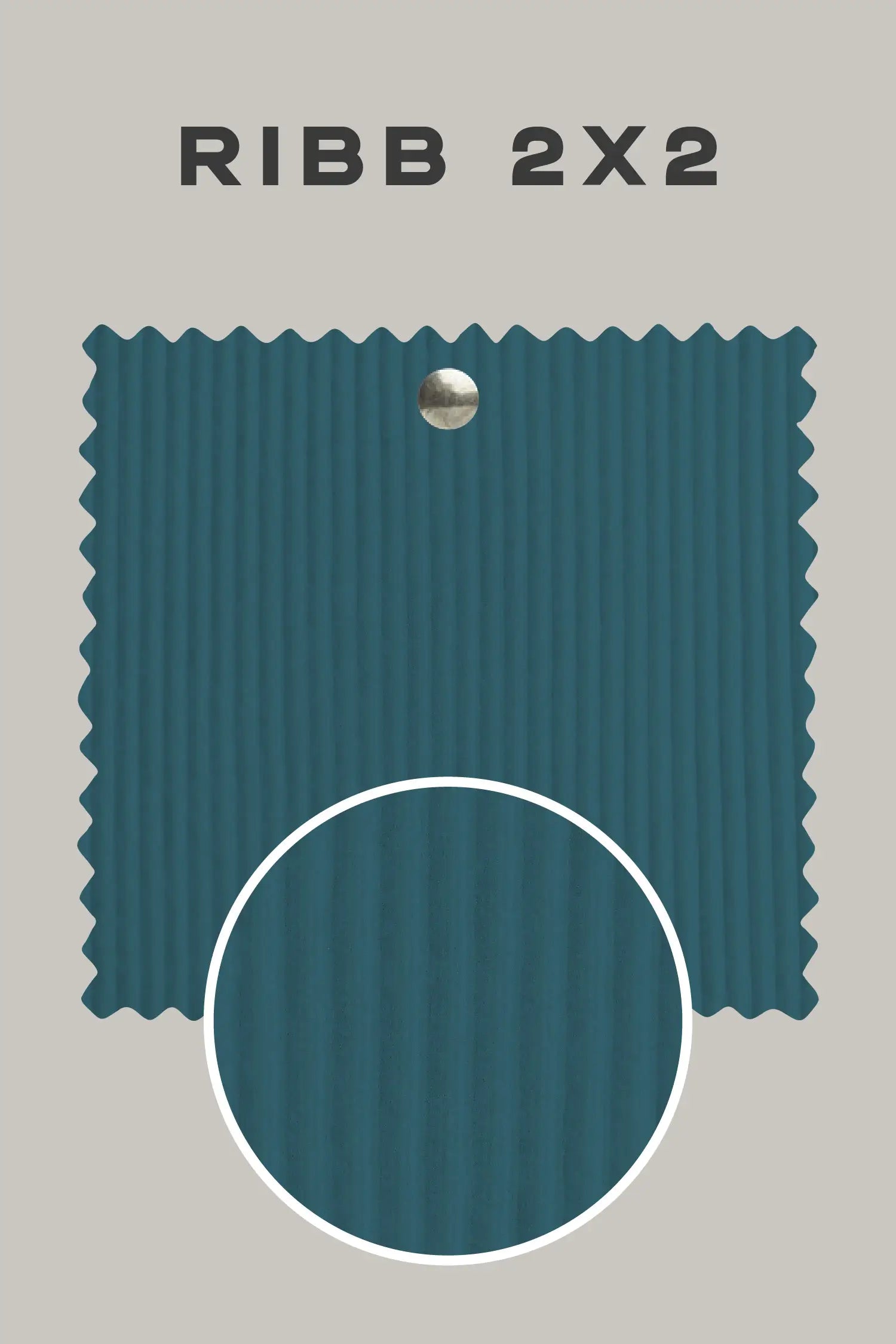 Tela Ribb 2x2: Hamburgo - 50/50% Polyalgodón - FashionTex