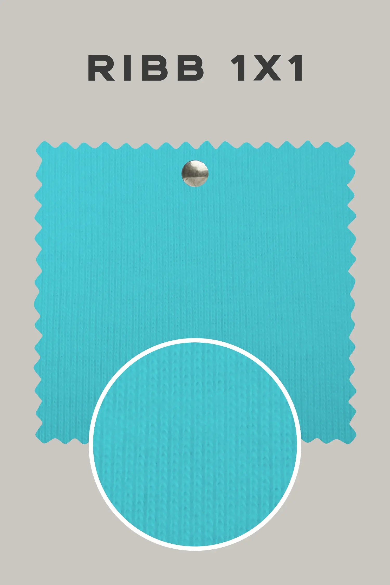 Tela Ribb 1x1: Gardenia - 100% Algodón - FashionTex