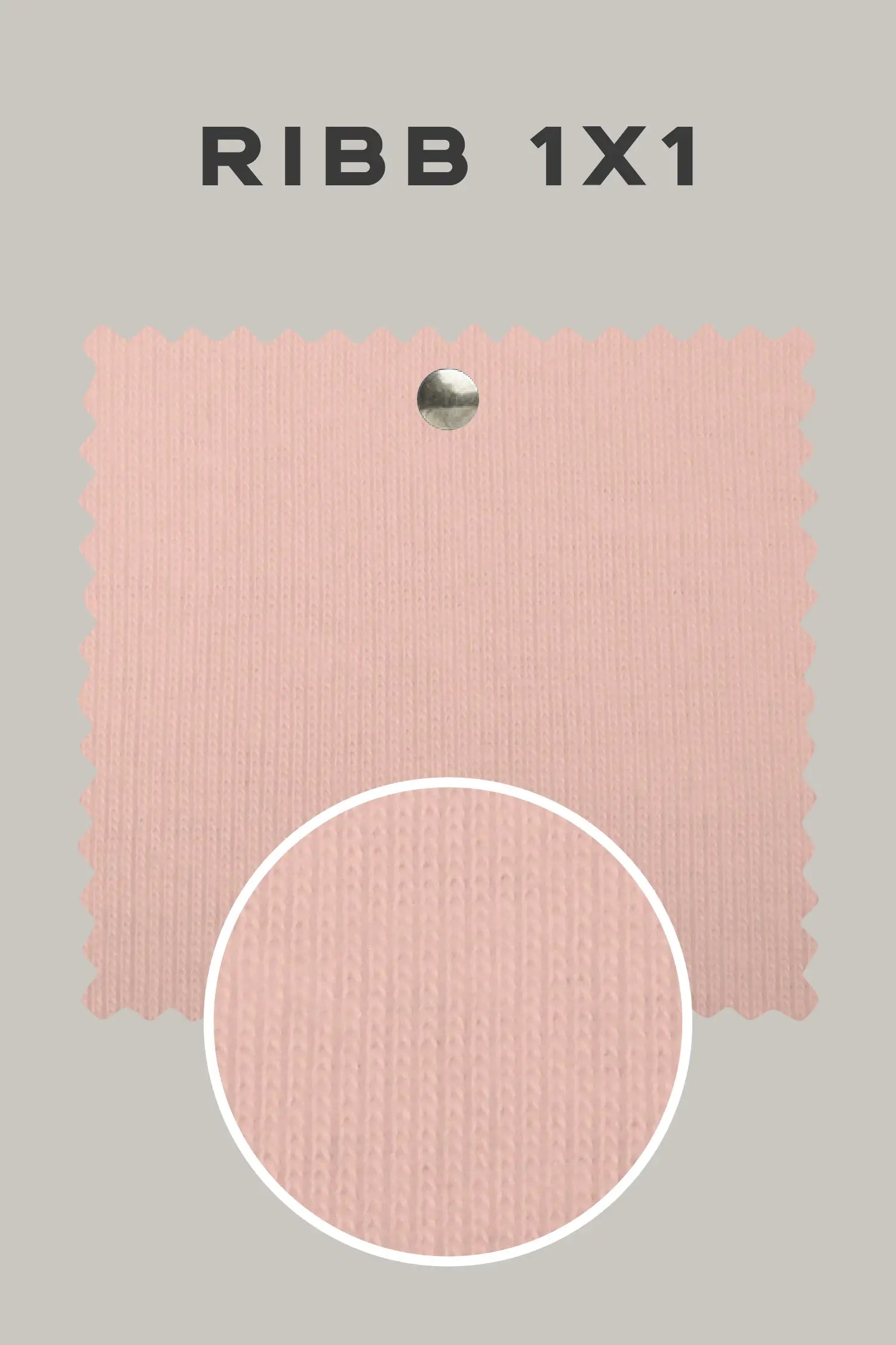 Tela Ribb 1x1: Gardenia - 100% Algodón - FashionTex