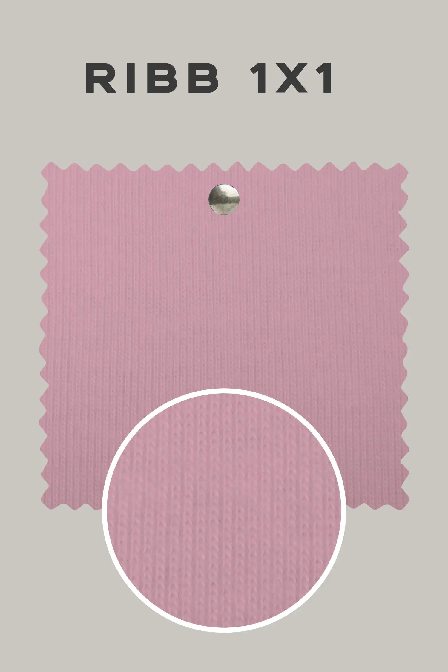 Tela Ribb 1x1: Gardenia - 100% Algodón - FashionTex