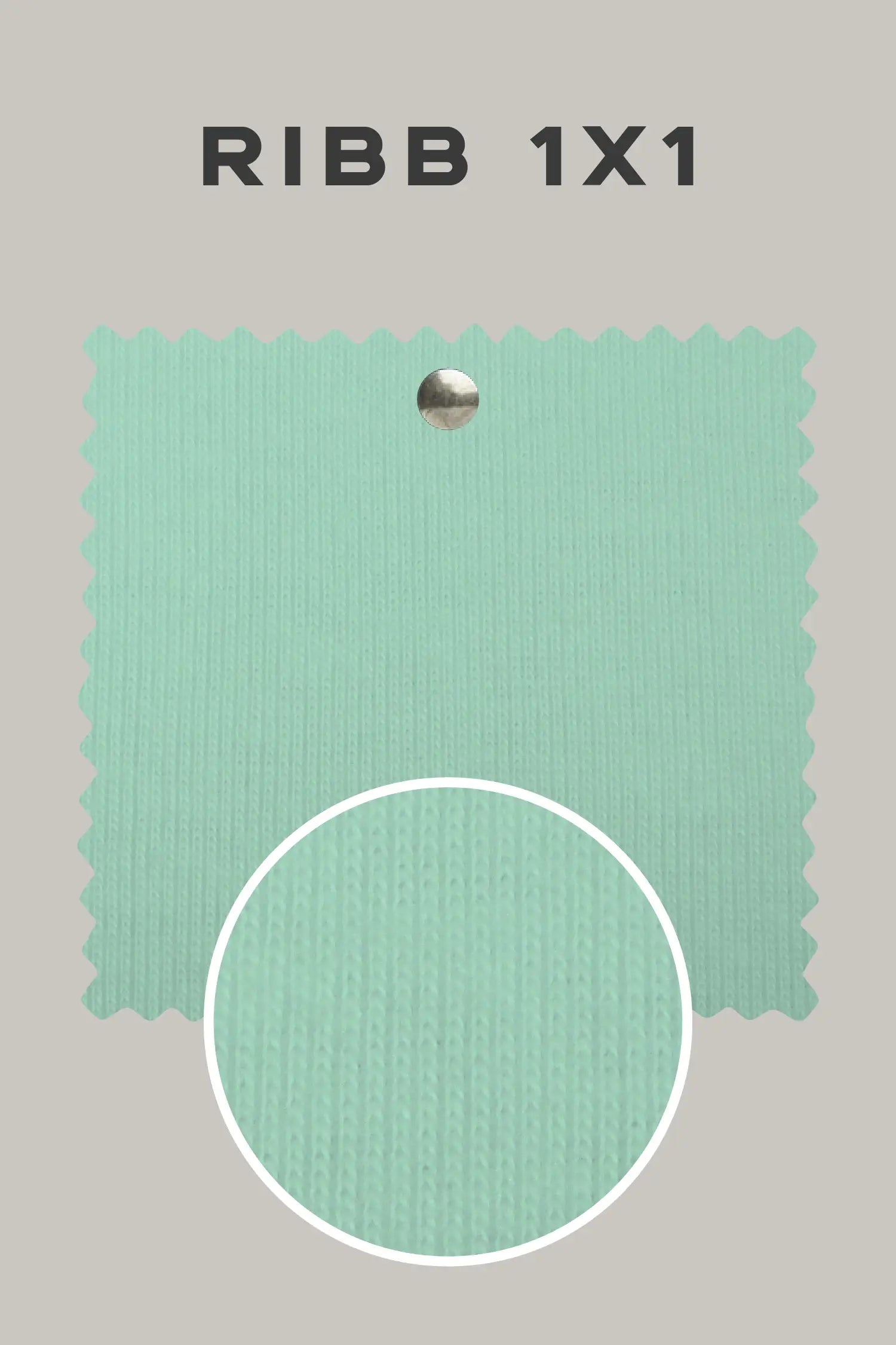 Tela Ribb 1x1: Gardenia - 100% Algodón - FashionTex