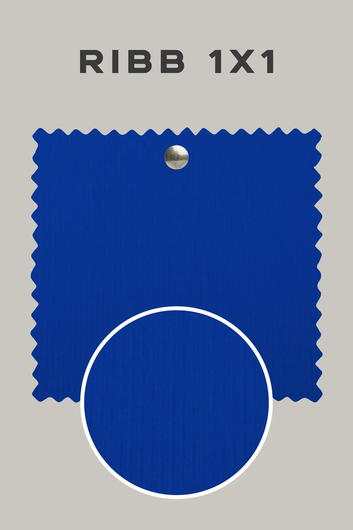 Tela Ribb 1x1: Gardenia - 100% Algodón - FashionTex