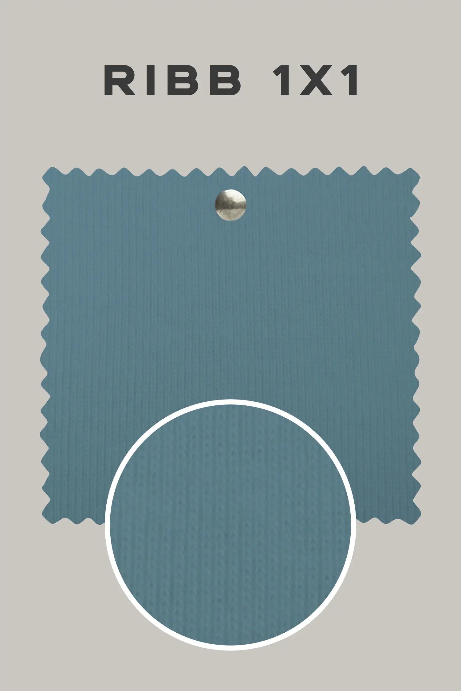 Tela Ribb 1x1: Gardenia - 100% Algodón - FashionTex