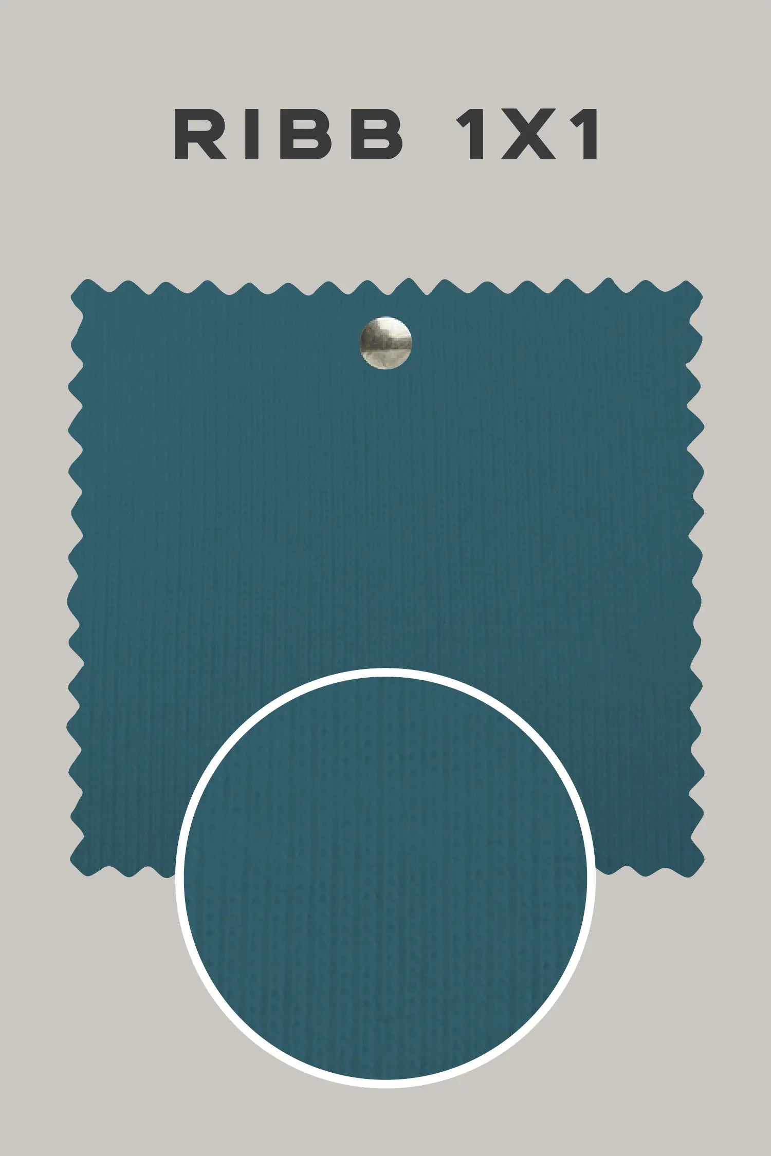 Tela Ribb 1x1: Gardenia - 100% Algodón - FashionTex