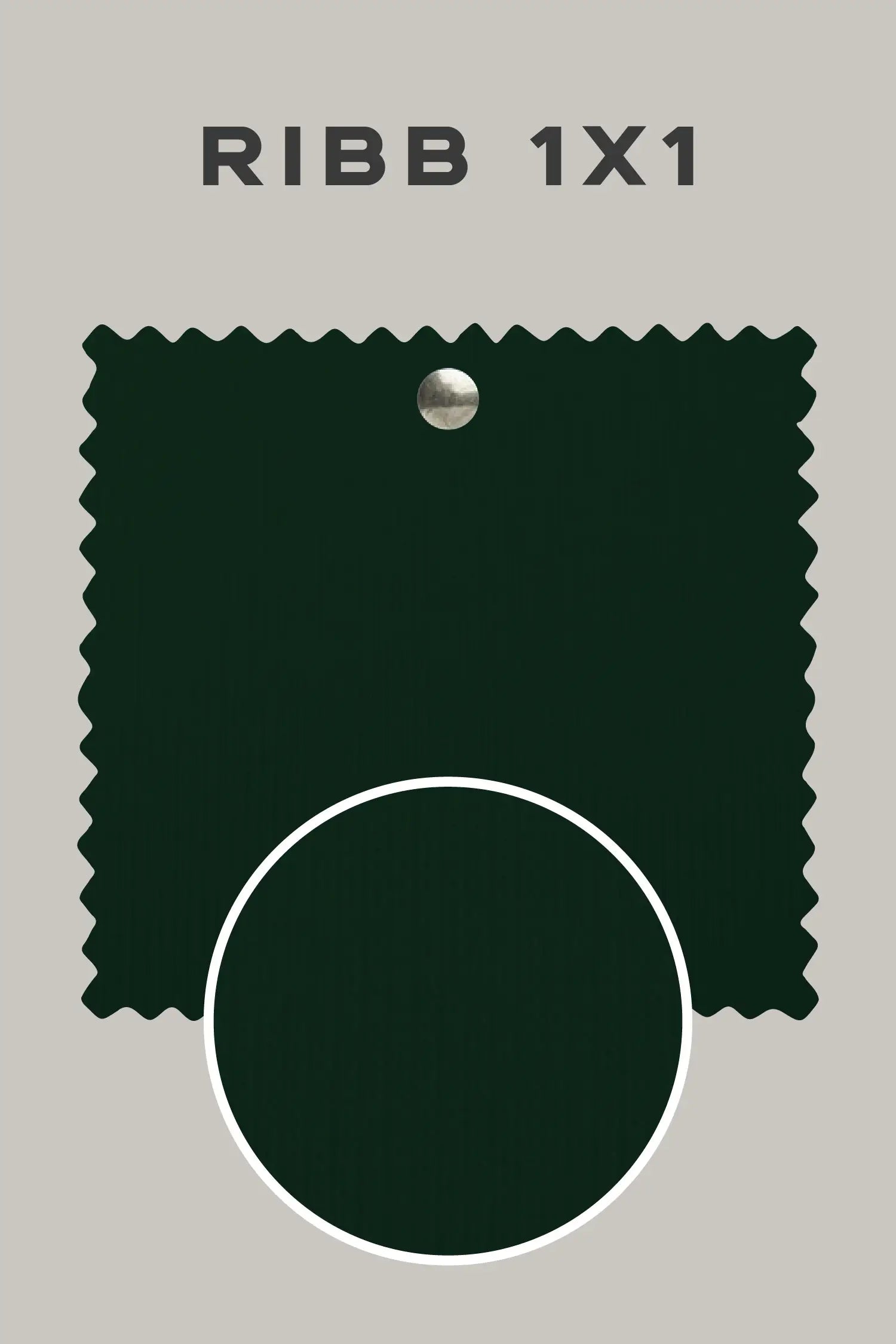 Tela Ribb 1x1: Gardenia - 100% Algodón - FashionTex