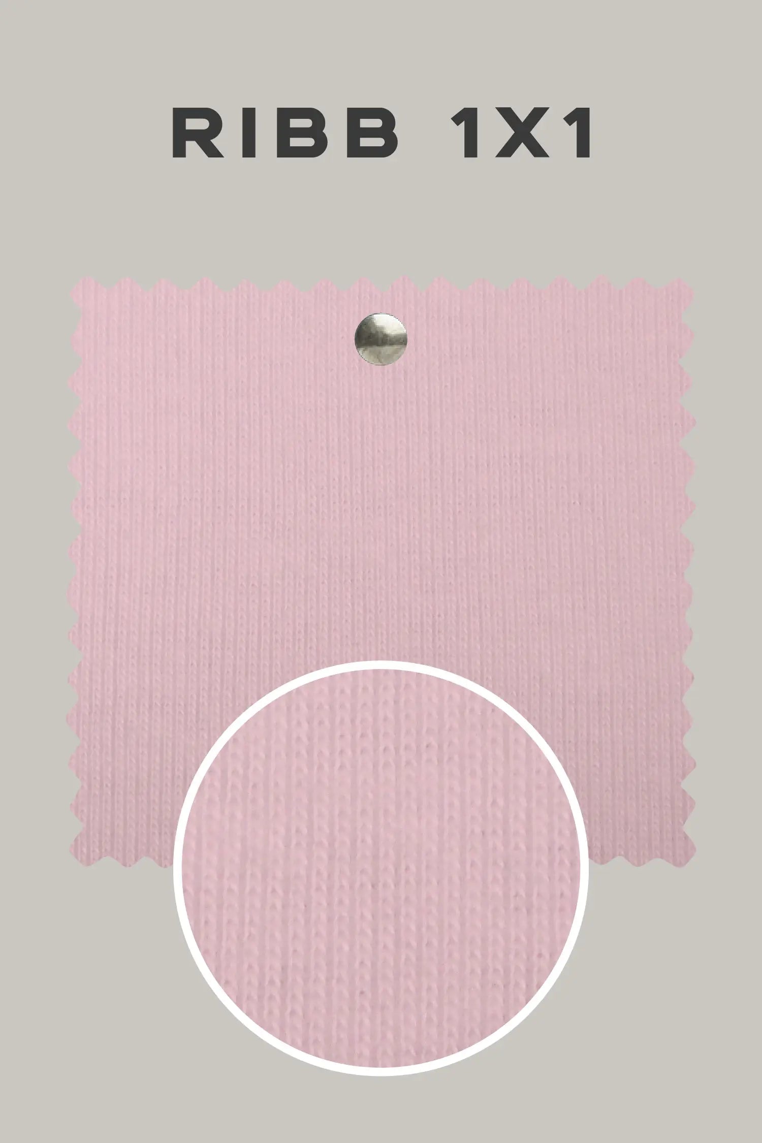 Tela Ribb 1x1: Gardenia - 100% Algodón - FashionTex