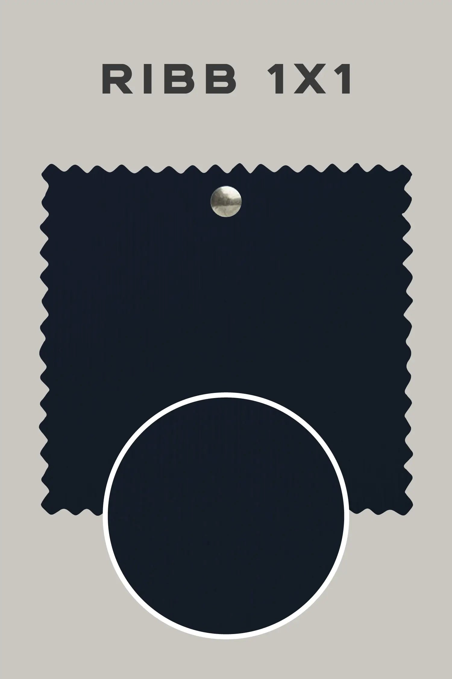 Tela Ribb 1x1: Gardenia - 100% Algodón - FashionTex