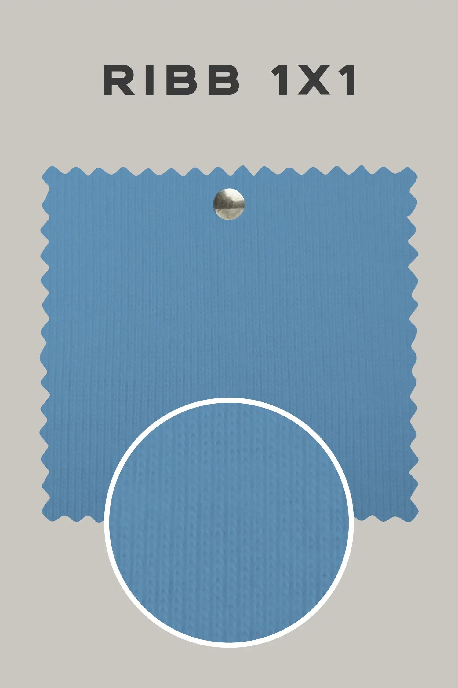 Tela Ribb 1x1: Gardenia - 100% Algodón - FashionTex