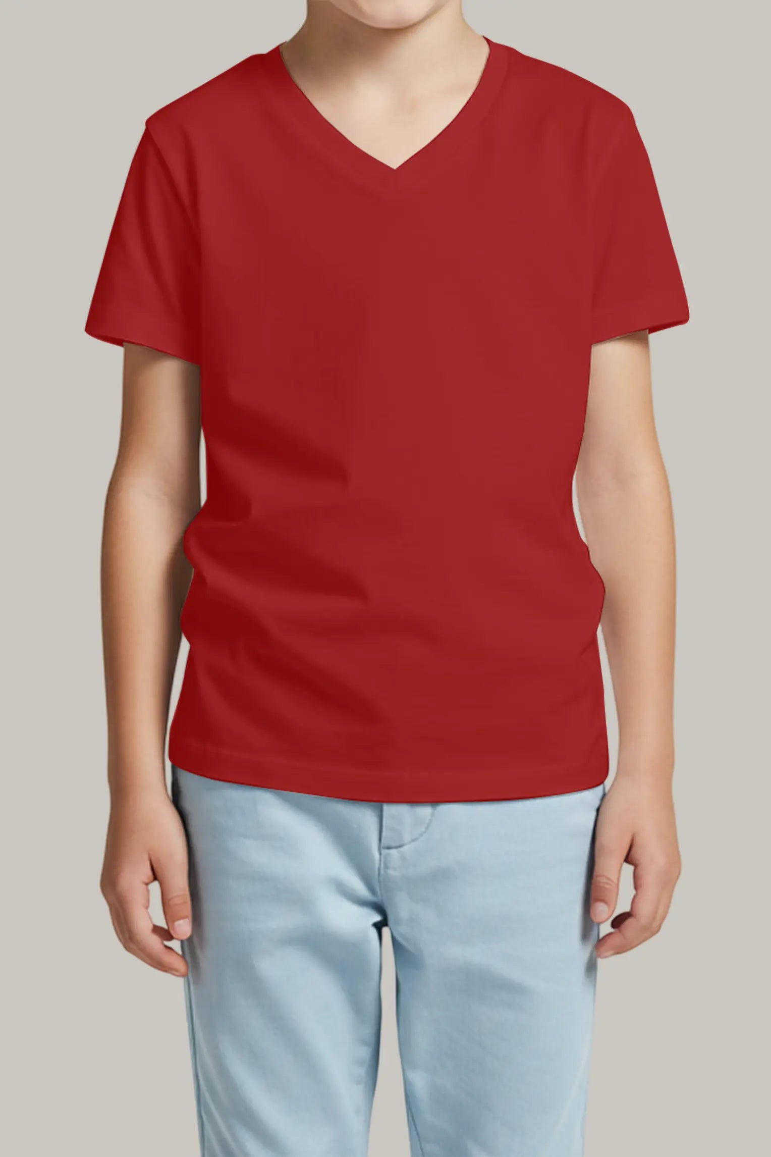 Franela Regular Kids Cuello en V - FashionTex
