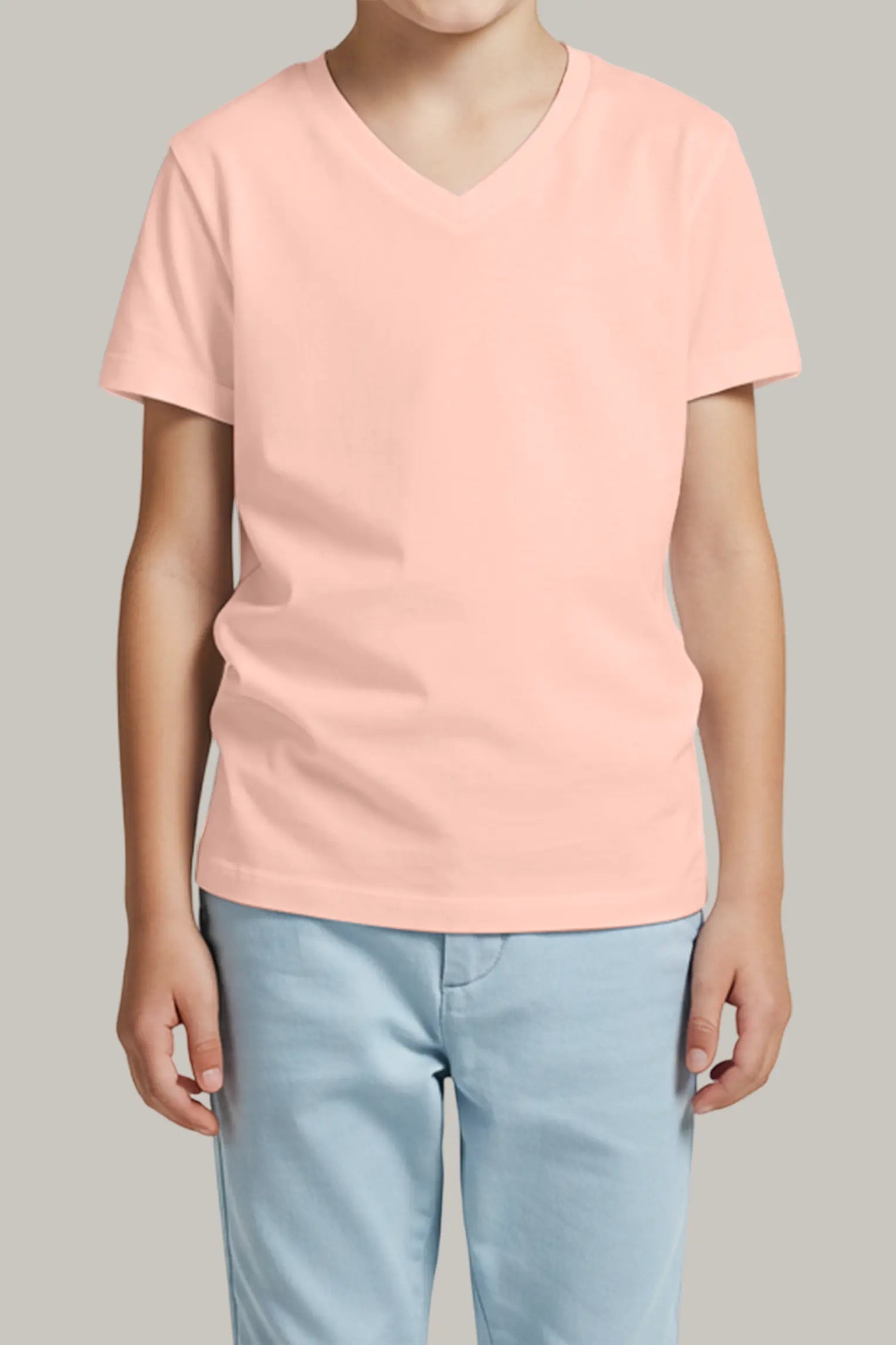 Franela Regular Kids Cuello en V - FashionTex