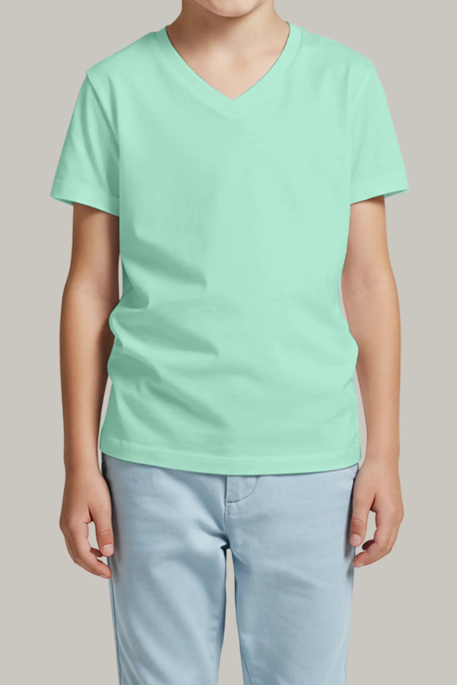 Franela Regular Kids Cuello en V - FashionTex