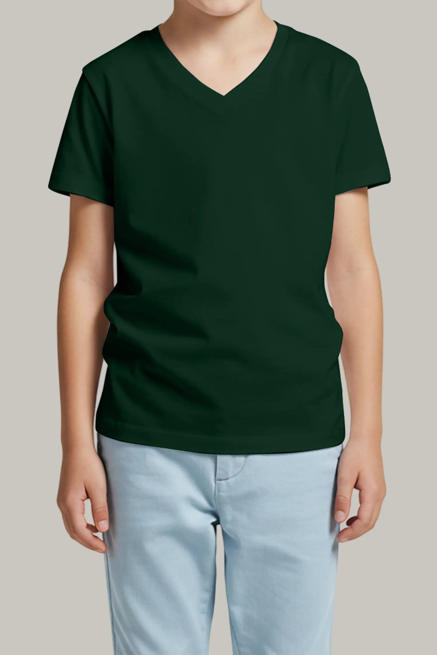Franela Regular Kids Cuello en V - FashionTex