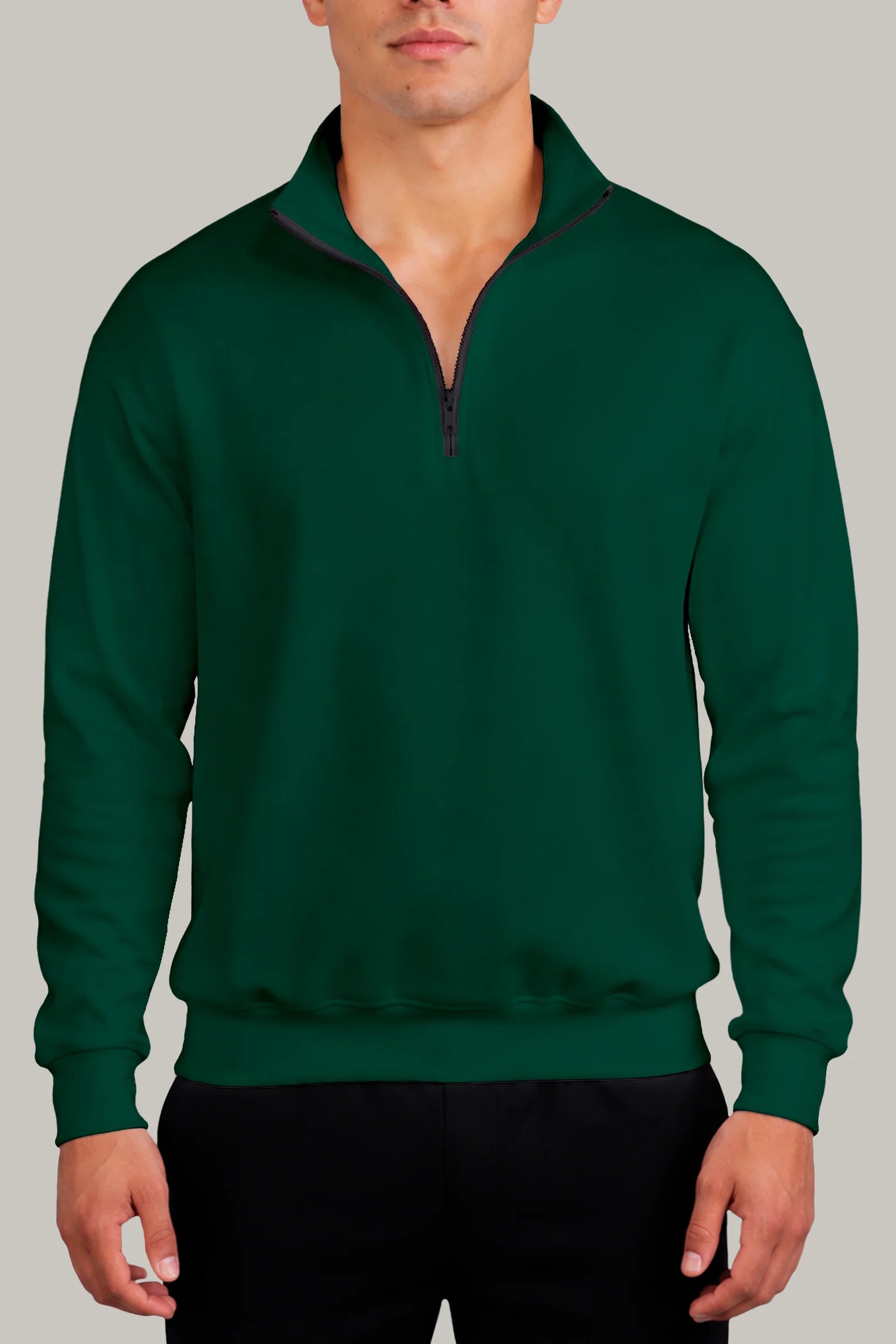 Hoodie Half Zip Unisex - FashionTex