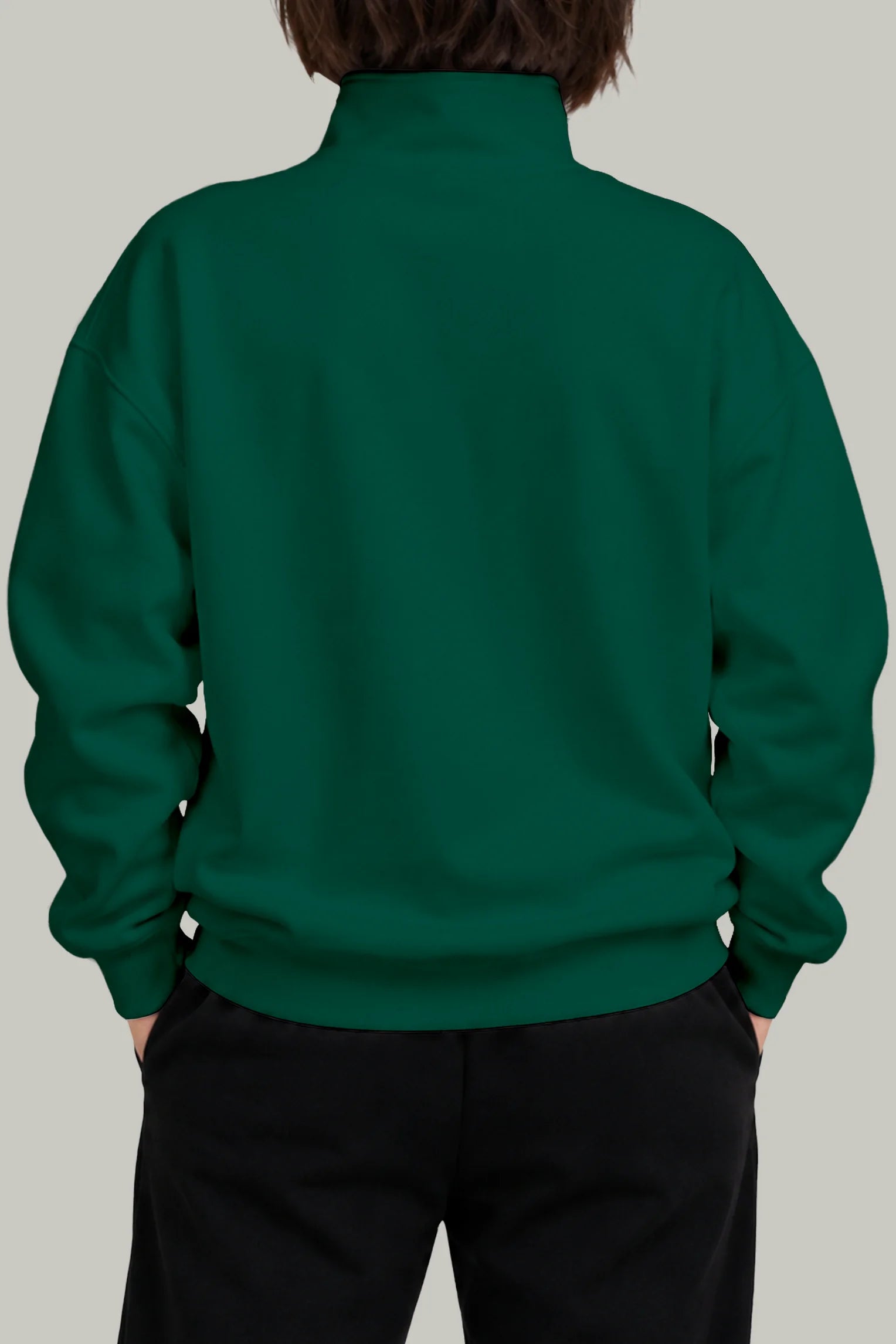 Hoodie Half Zip Unisex - FashionTex