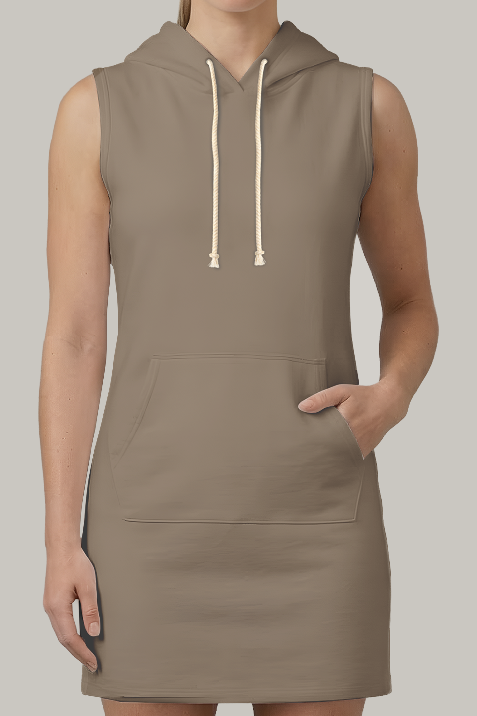 Vestido con Capucha Mujer - FashionTex