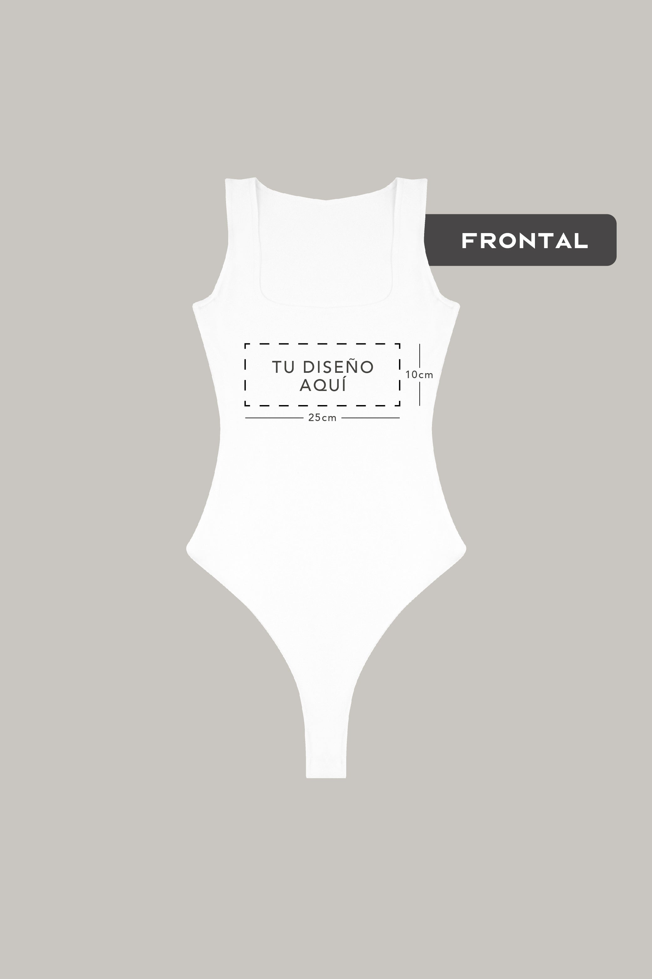 Body Sport sin Manga Personalizable (Frontal) - FashionTex