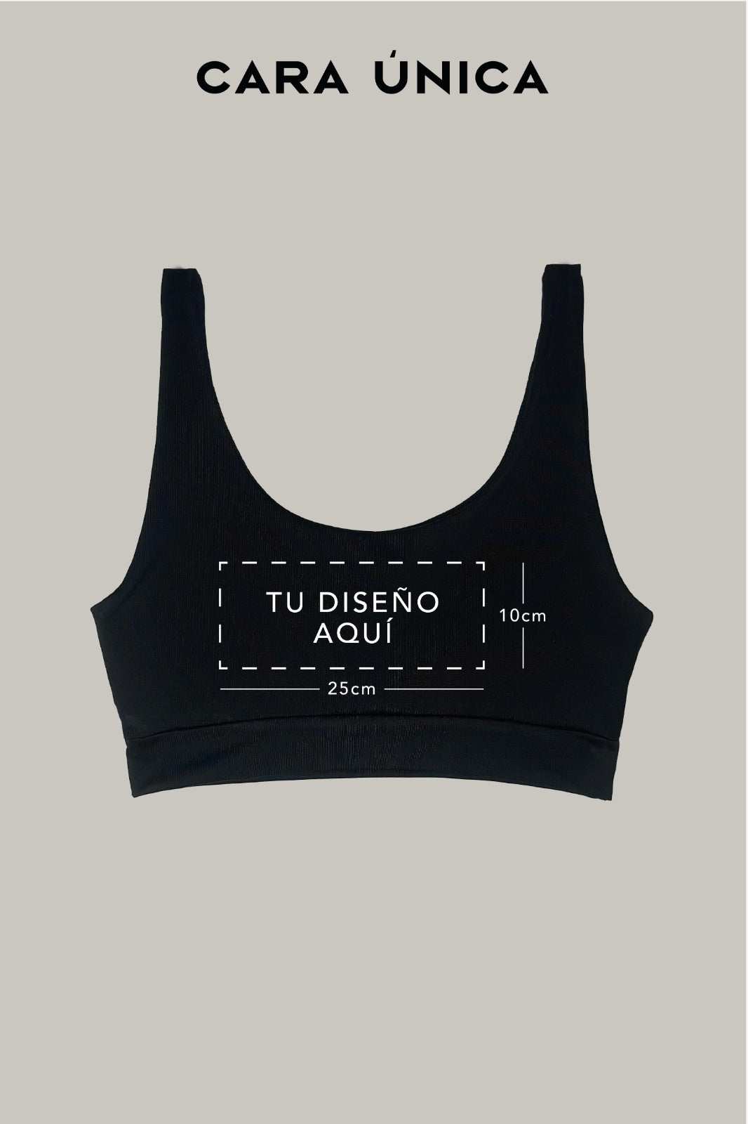 Top Redondo Sport Personalizable - FashionTex